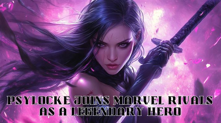 Psylocke joins marvel rivals as a legendary hero