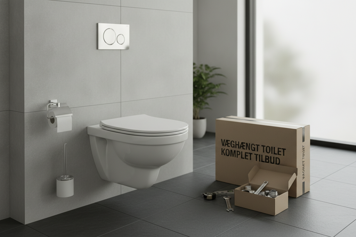 Guide: Find det bedste væghængt toilet komplet tilbud